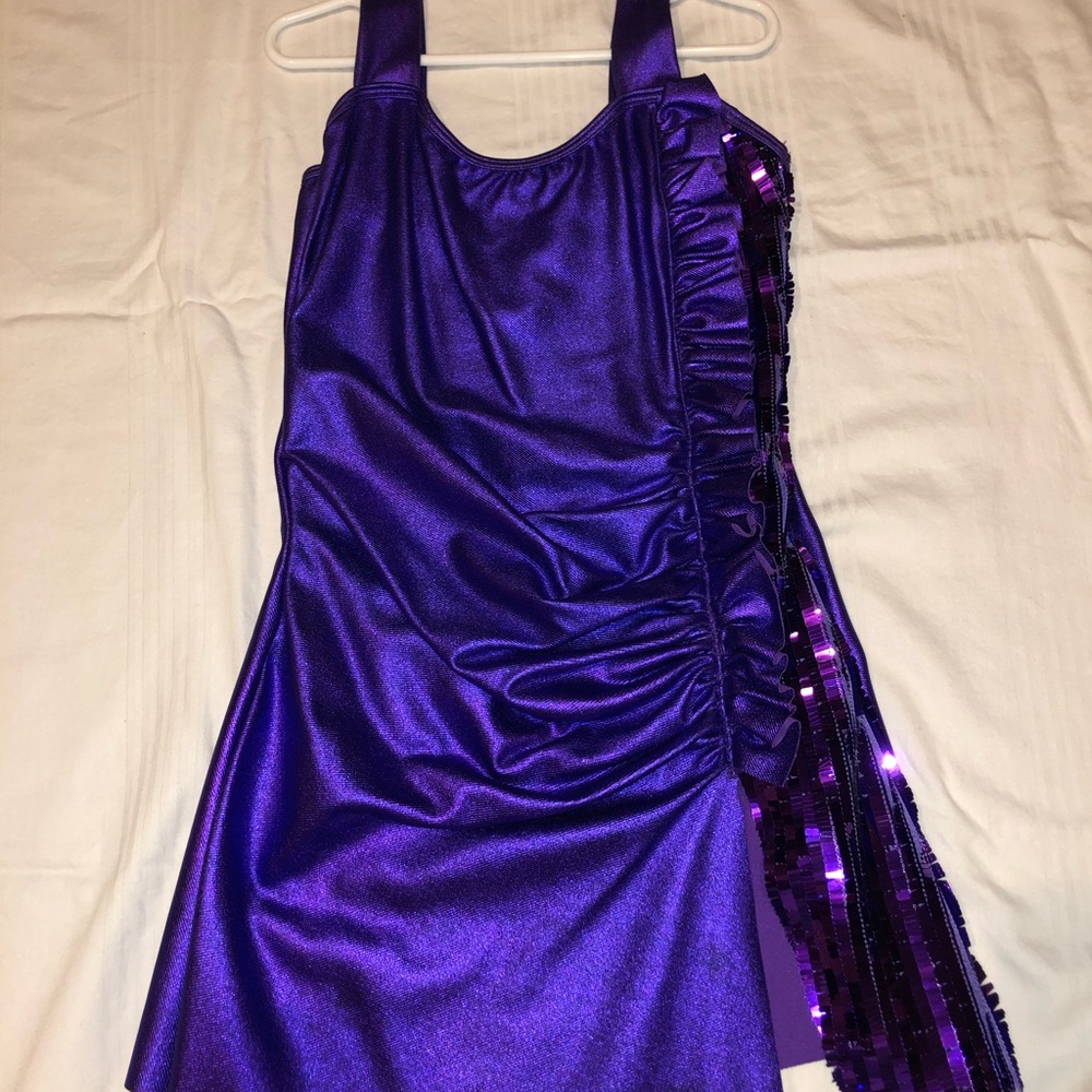Purple Sequin Jazz Costume